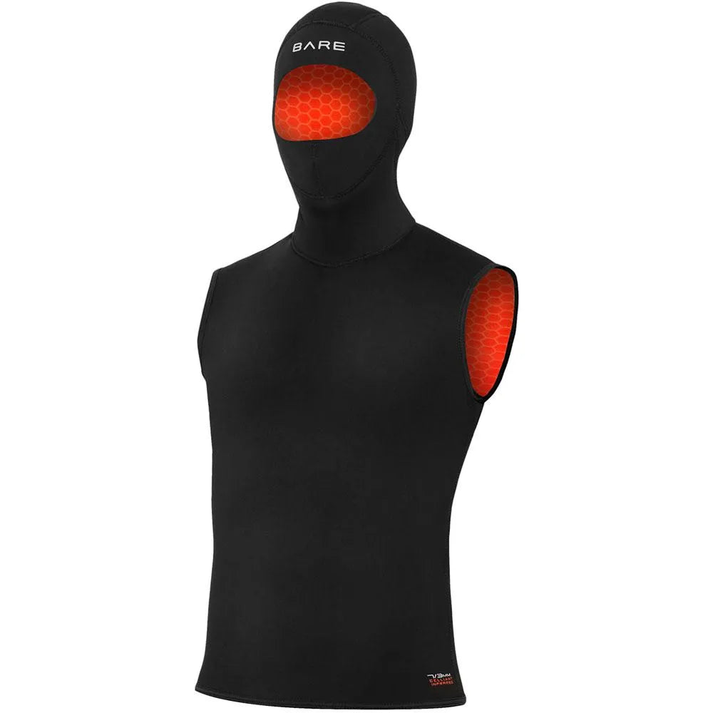 Bare Ultrawarmth 7/3 mm hooded thermal vest