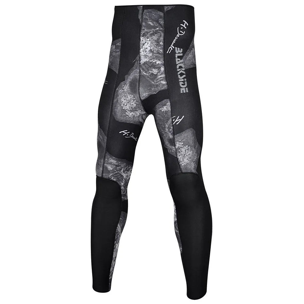 H.dessault by c4 Black Side 5 mm spearfishing pants