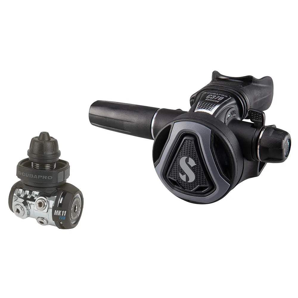 Scubapro MK11 Evo DIN C370 diving regulator set